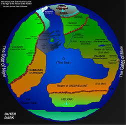 A map of Tolkien's Lost Tales