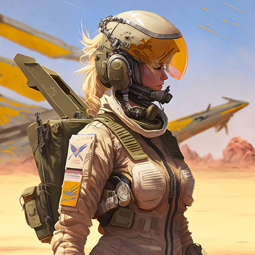 Female Pilot Deviantart Desert Storm Pilot by LiminalMessiah on DeviantArt
