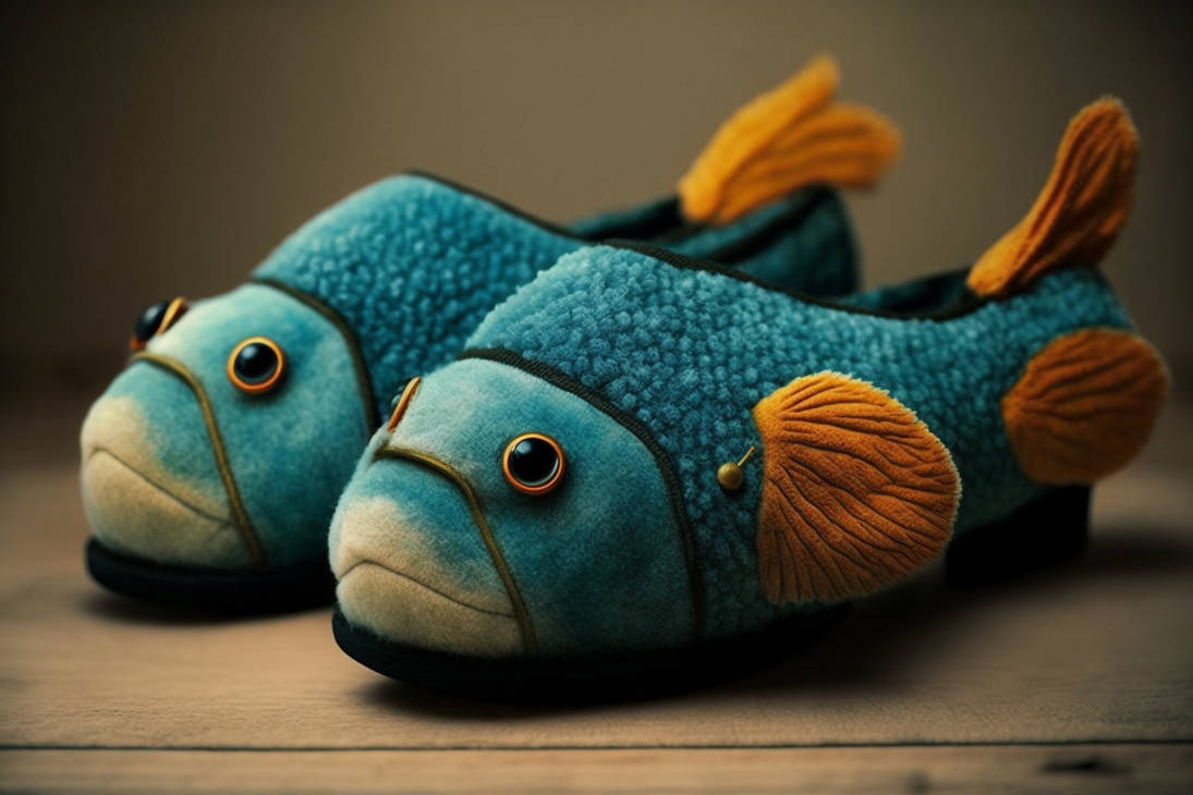 Fish Slippers by LiminalMessiah on DeviantArt