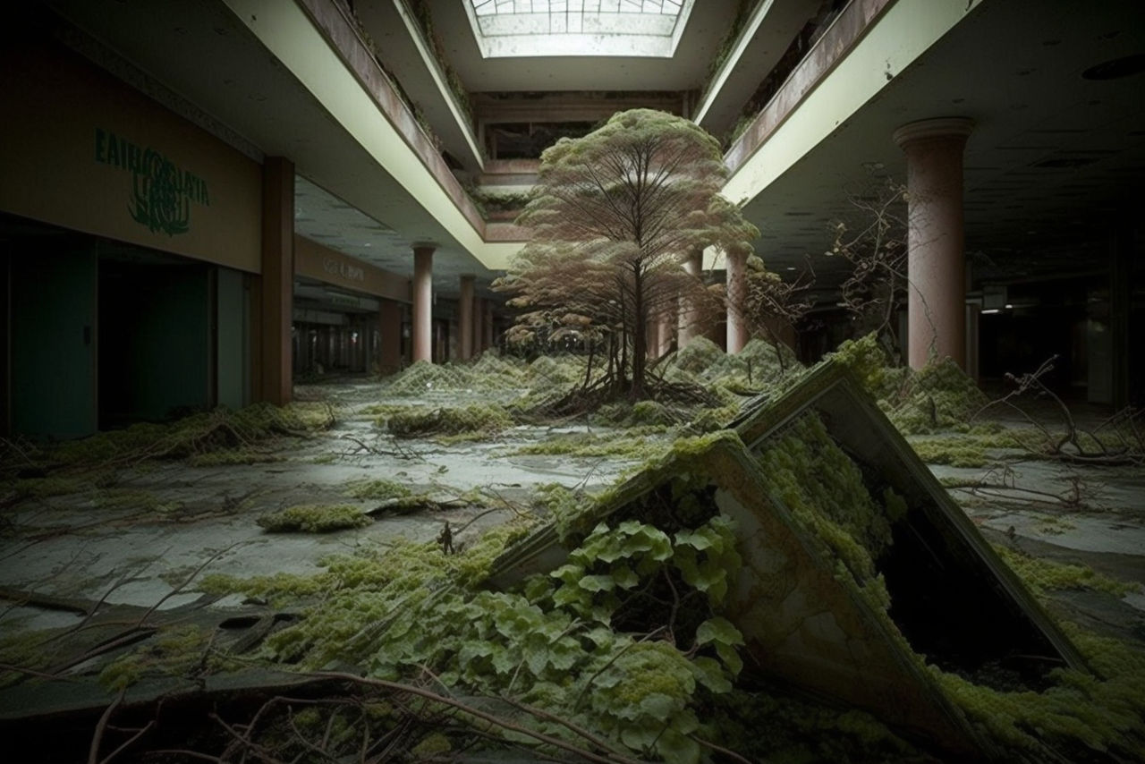Abandoned Mall by LiminalMessiah on DeviantArt