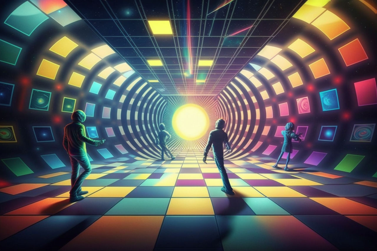 Interdimensional Disco Dancefloor by LiminalMessiah on DeviantArt
