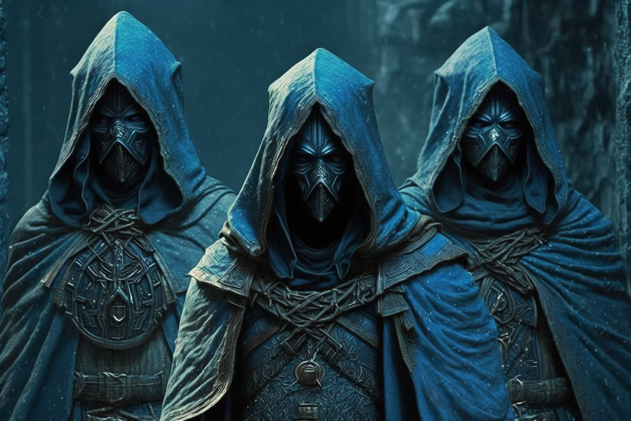 Cultists Ranger Blue Hooded Cultists 2 by Konimotsinui on DeviantArt
