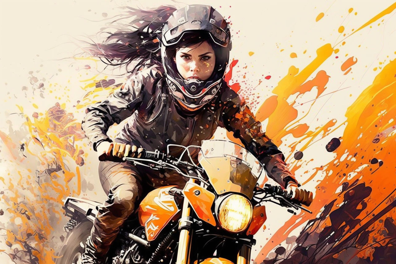Deviantart Riding Motorcycle Motorcycle Girl by LiminalMessiah on DeviantArt