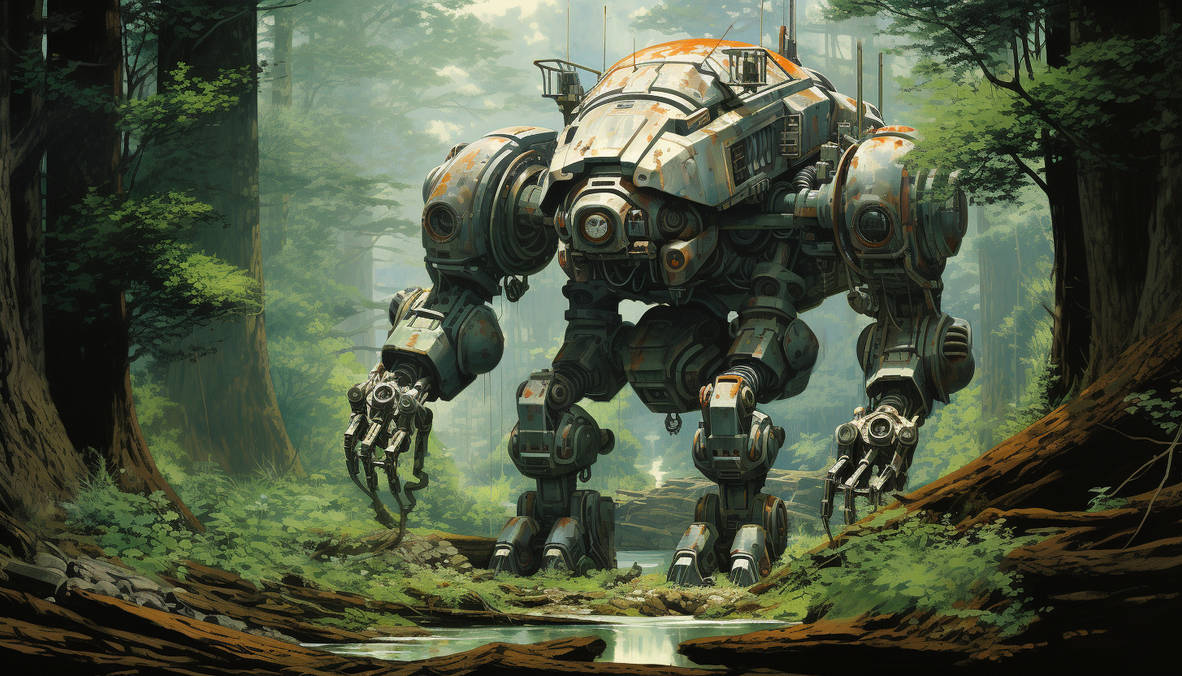 Forest Mech by LiminalMessiah on DeviantArt