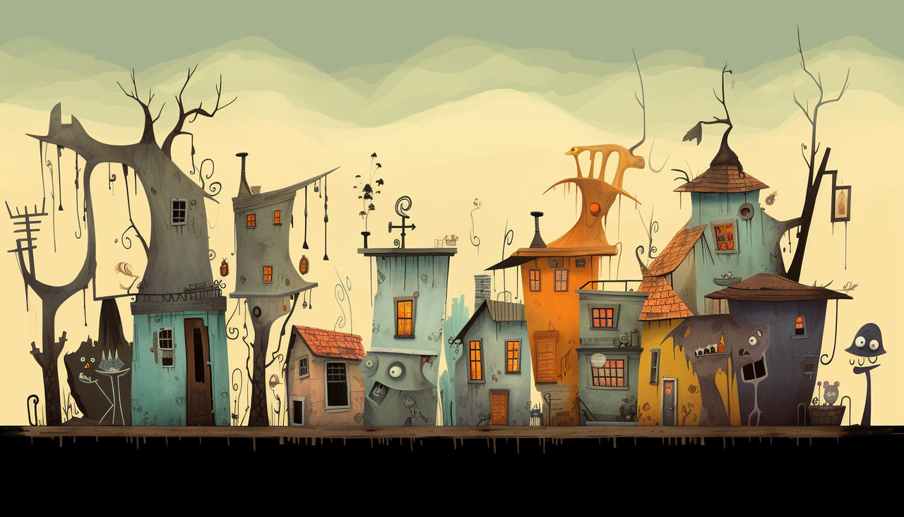 Interdasting Village by LiminalMessiah on DeviantArt