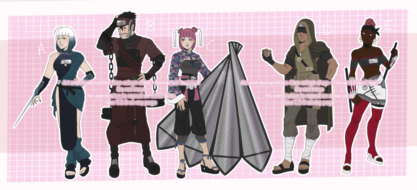 Random Ninja adoptable auction #2 (2025) by Dee-Dee-adopt-shop on ...