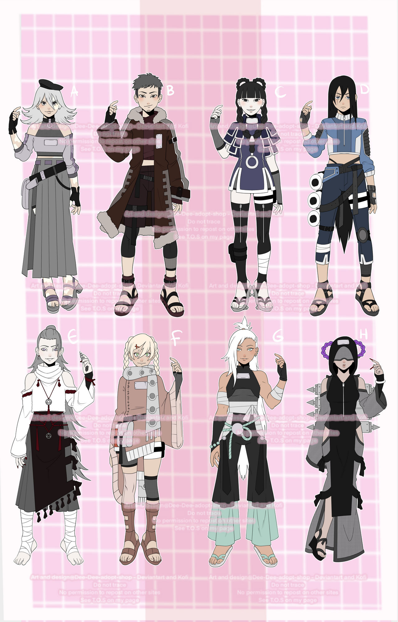 Random ninja adoptables 2 (2025) by Dee-Dee-adopt-shop on DeviantArt