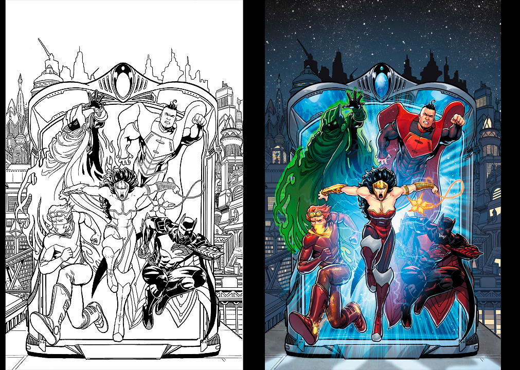 JUSTICE LEAGUE 3000 Cv1 by DustinYee on DeviantArt