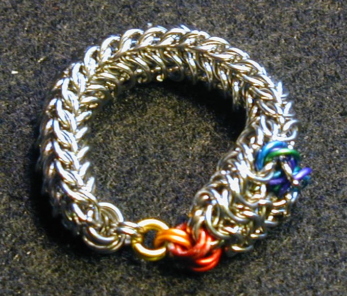 Handcrafted Chain Mail Dragon Ring