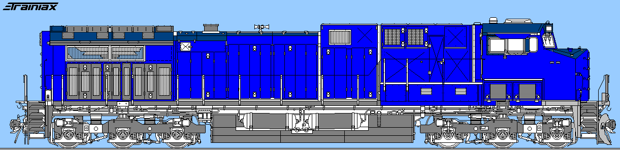 Ac44 Front GE AC4400CW Train by kad2006blox on DeviantArt
