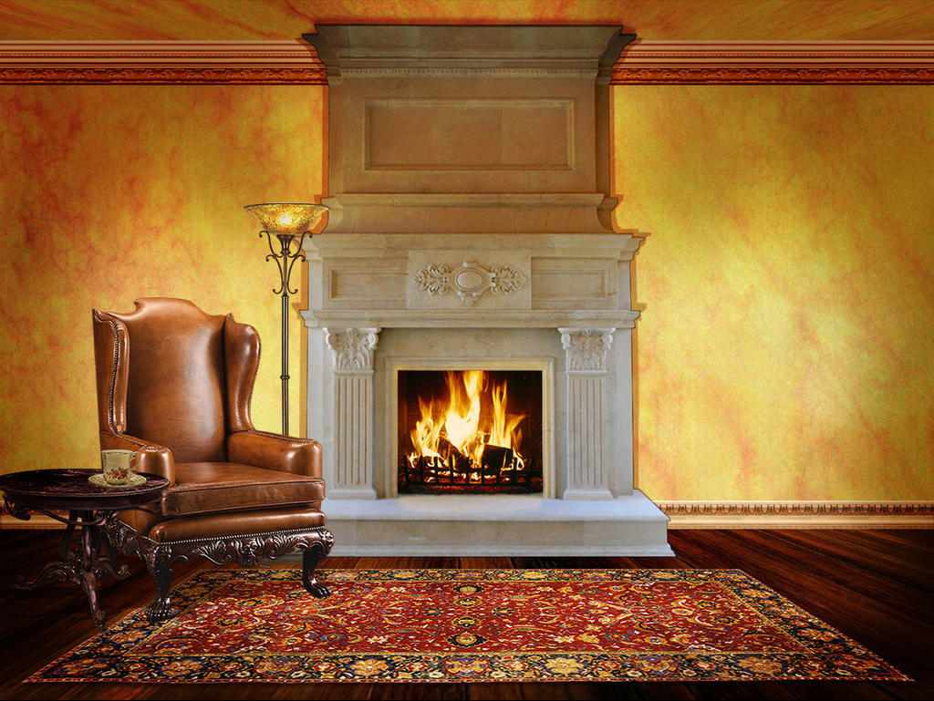 Fireplace by OokamiKasumi