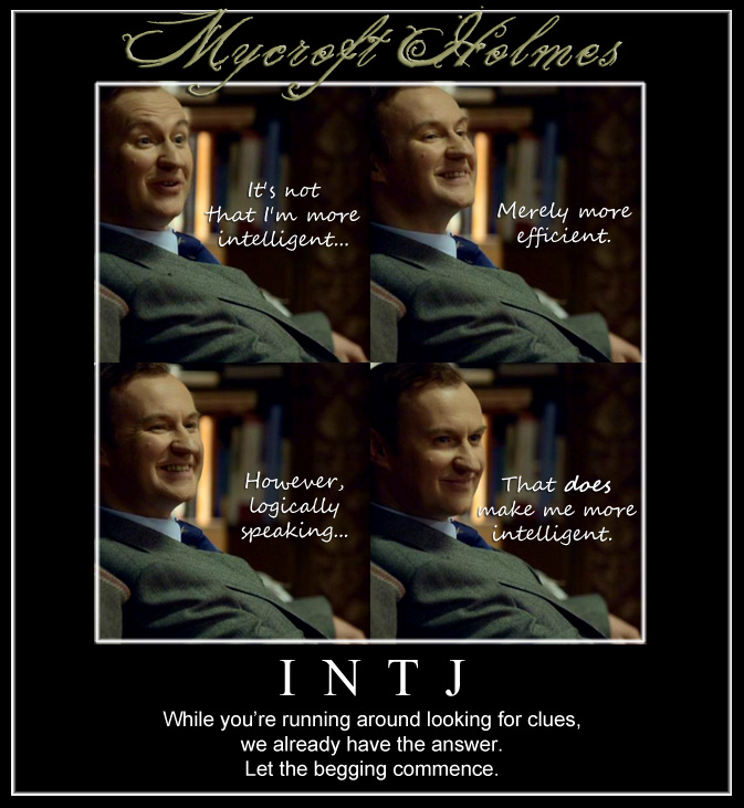 Mycroft Holmes INTJ