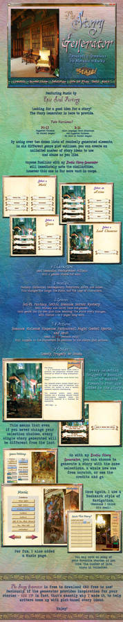 The Story Generator PG13 and R16