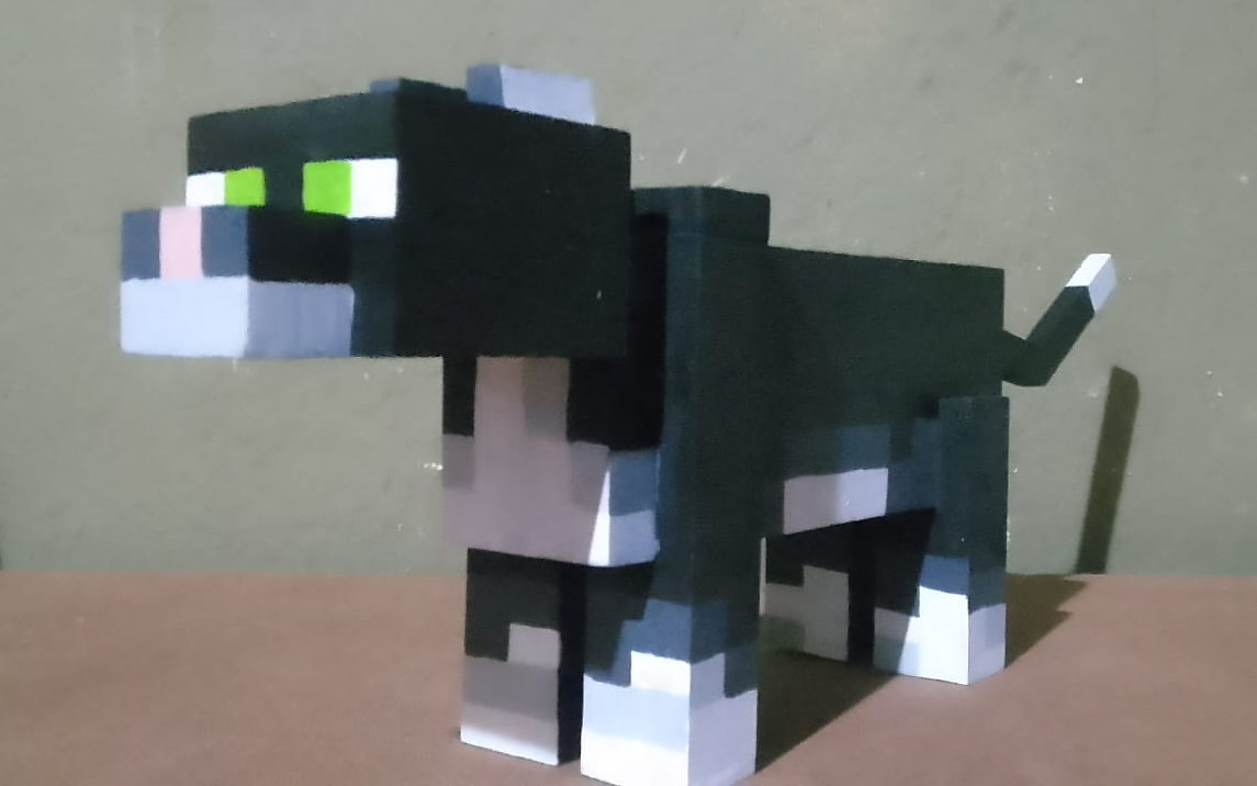 Minecraft Cat by MonshiArts on DeviantArt