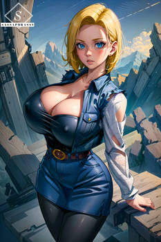 Android 18 Front