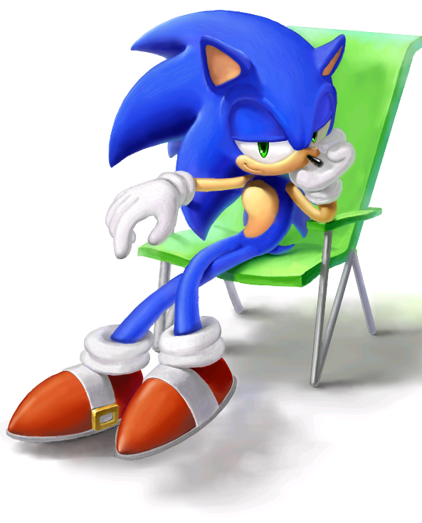 Sonic is looking at you ...