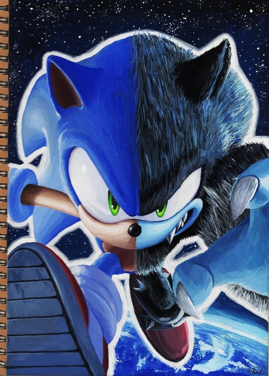 Sonic unleashed (My doodling notebook)