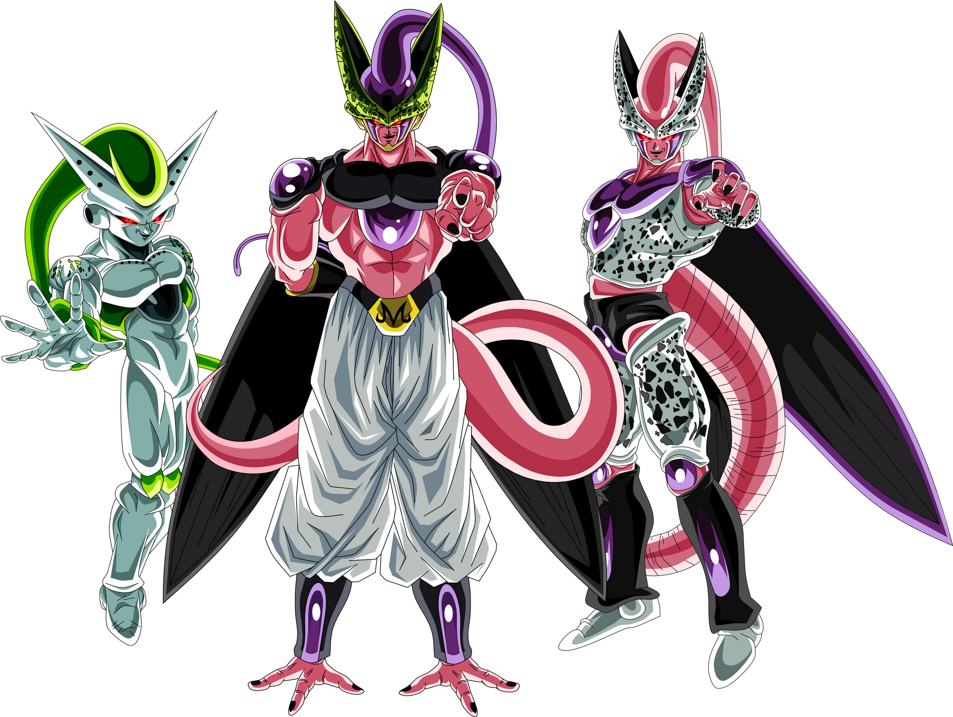 Cellbuuzer Cellbuzer Todas sus Transformaciones (DBAF) by MasterArtZL on DeviantArt
