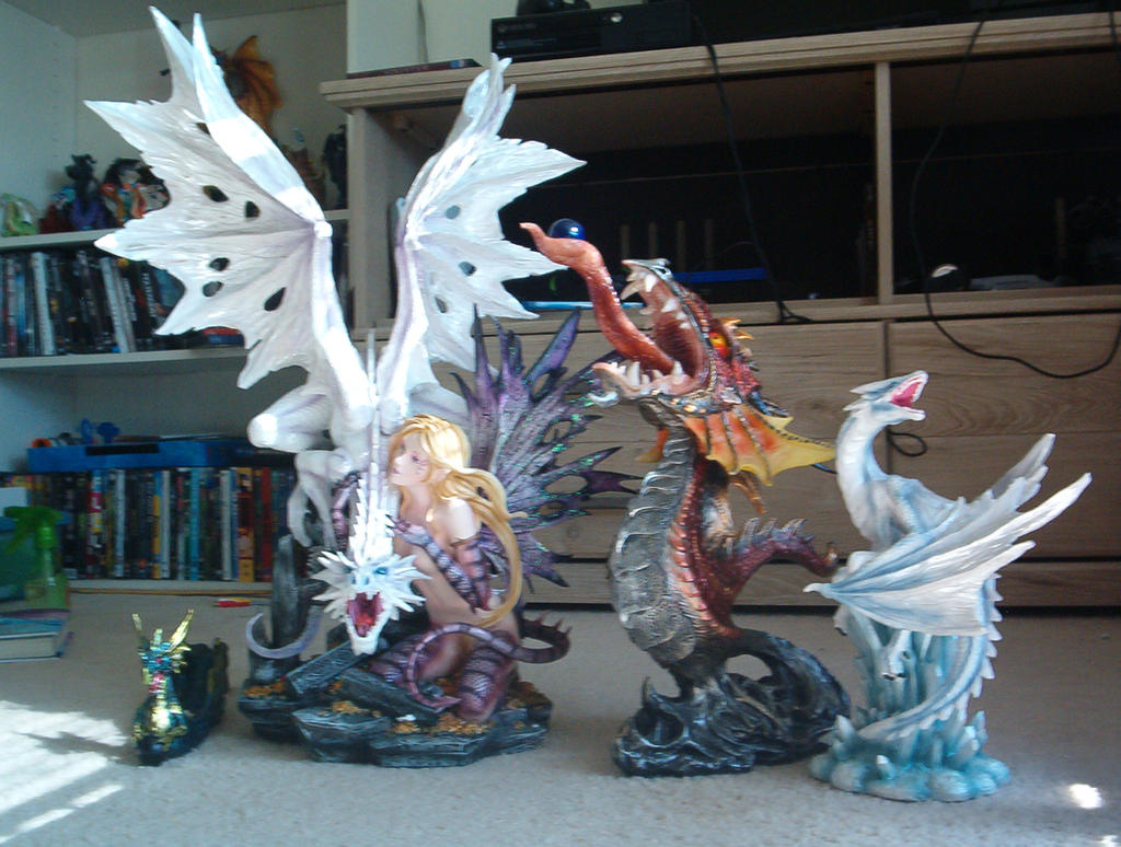 My newest dragon statues