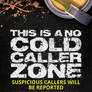 Trust a Trader: Anti Cold Caller Poster