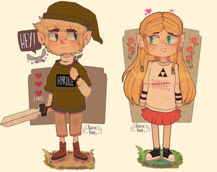 Link and Zelda