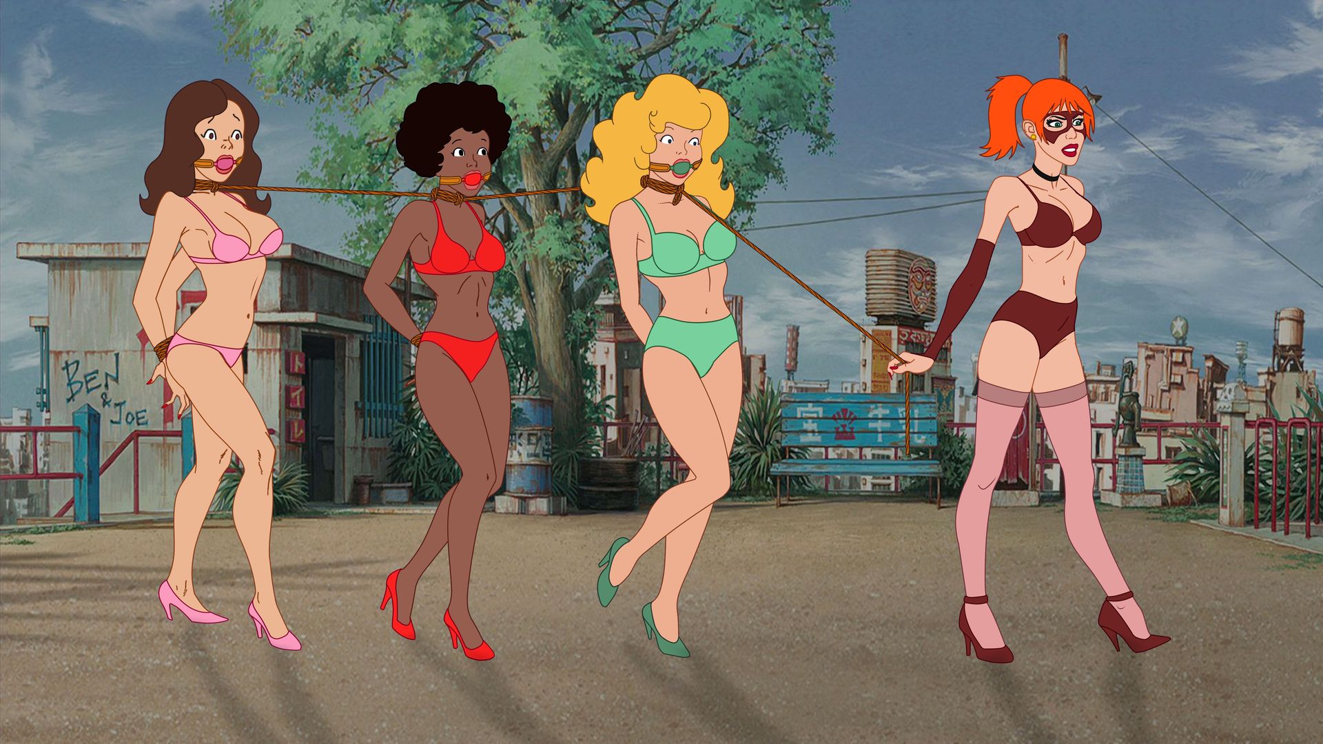 Teen Angels in Troubles Lingerie Version