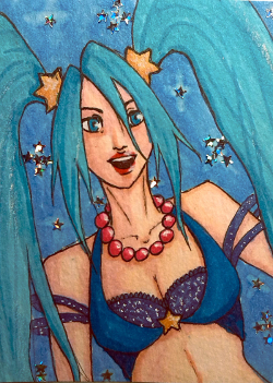 ACEO #005 Arcade Sona