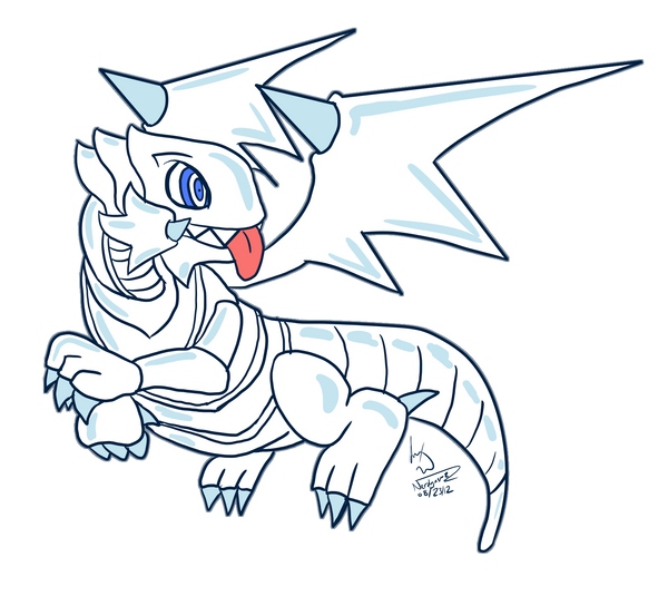 Blue Eyes Toon Dragon by AtsusaKaneytza on DeviantArt
