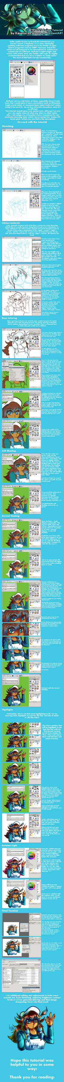 MyPaint Anime Coloring Tutorial