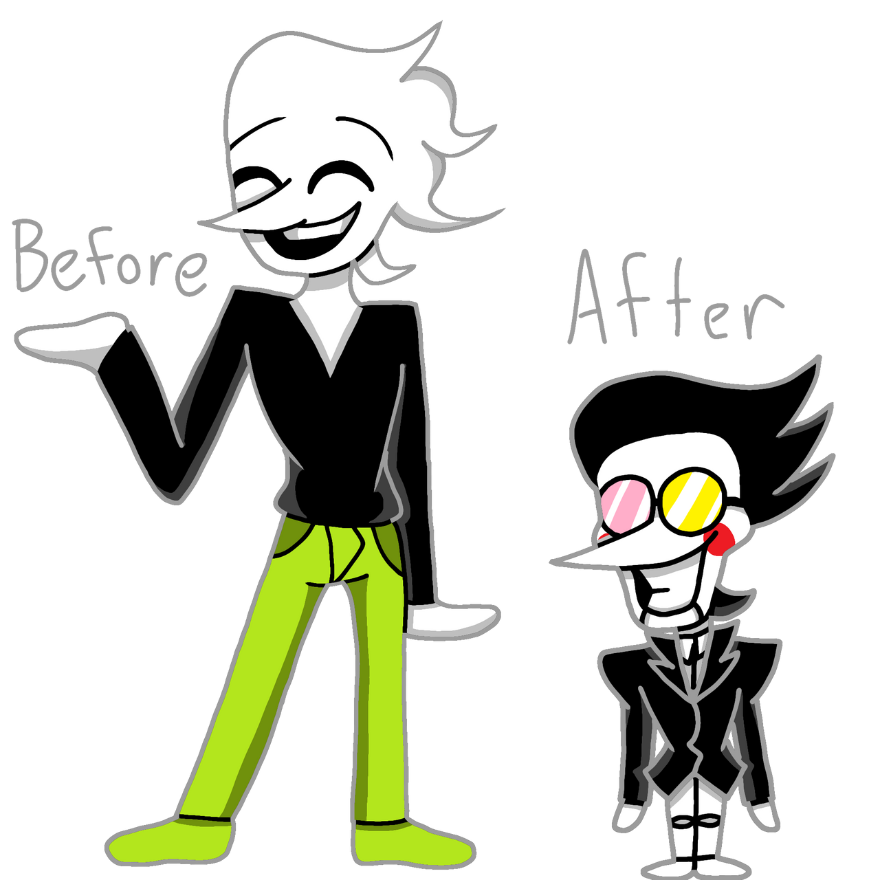 Spamton before and after Deltarune (28/10/21) by MultiFandomMess on ...