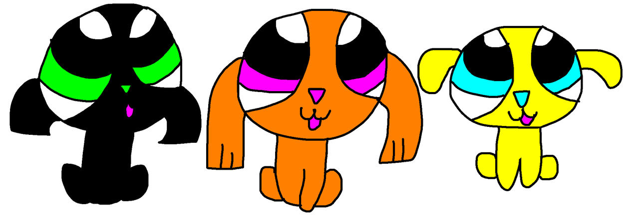 Powerpups With White Background by Stacey-11 on DeviantArt