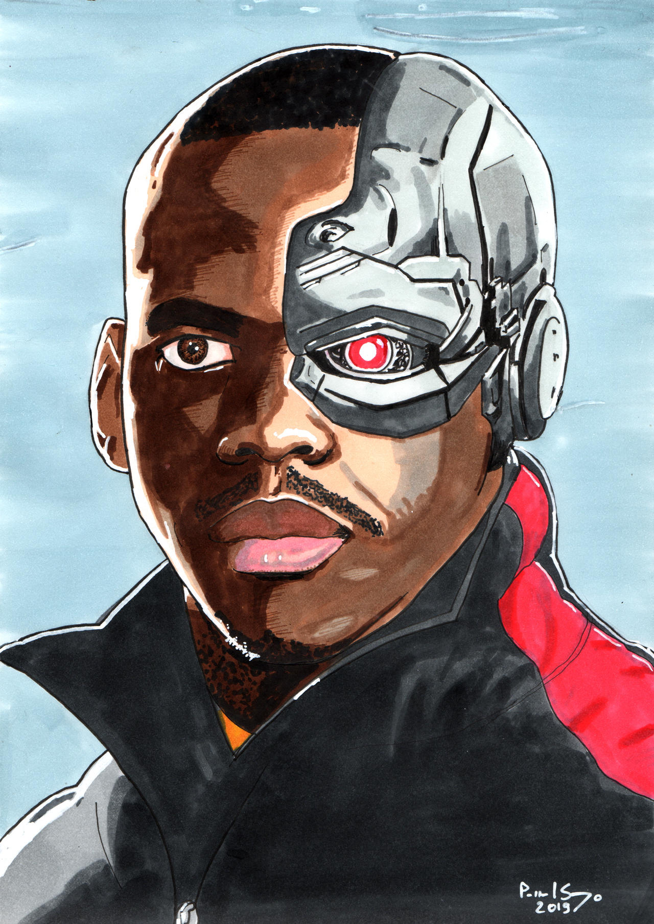 Cyborg Rwby Victor Stone, aka Cyborg by PascalCrimson on DeviantArt