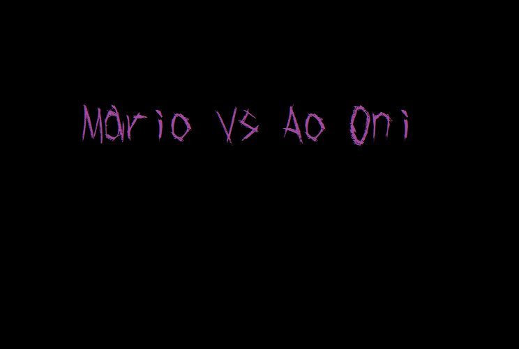 Mario vs Ao Oni (Demo) dl