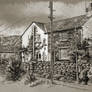 Tonal study of a cottage in Thornthwaite, Cumbria