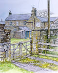 Cottages, Matfen, Northumberland by jeffsmith1955