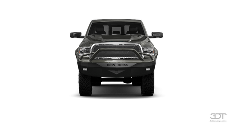 2014 Ram 3500 Mega Cab (Gray) Front 