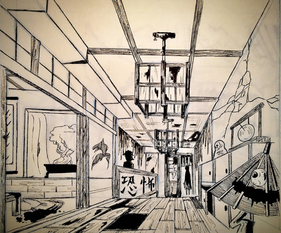 HORROR HOUSE PERSPECTIVE by mzamoramerino on DeviantArt