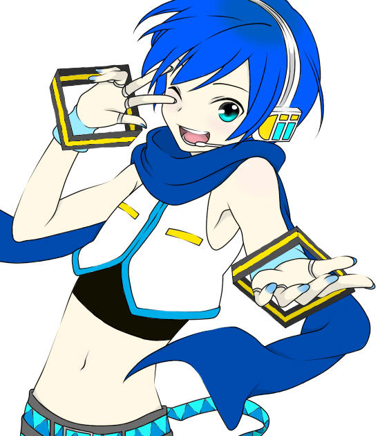 Kaito lineart Colored by meeee~! by Code-81 on DeviantArt