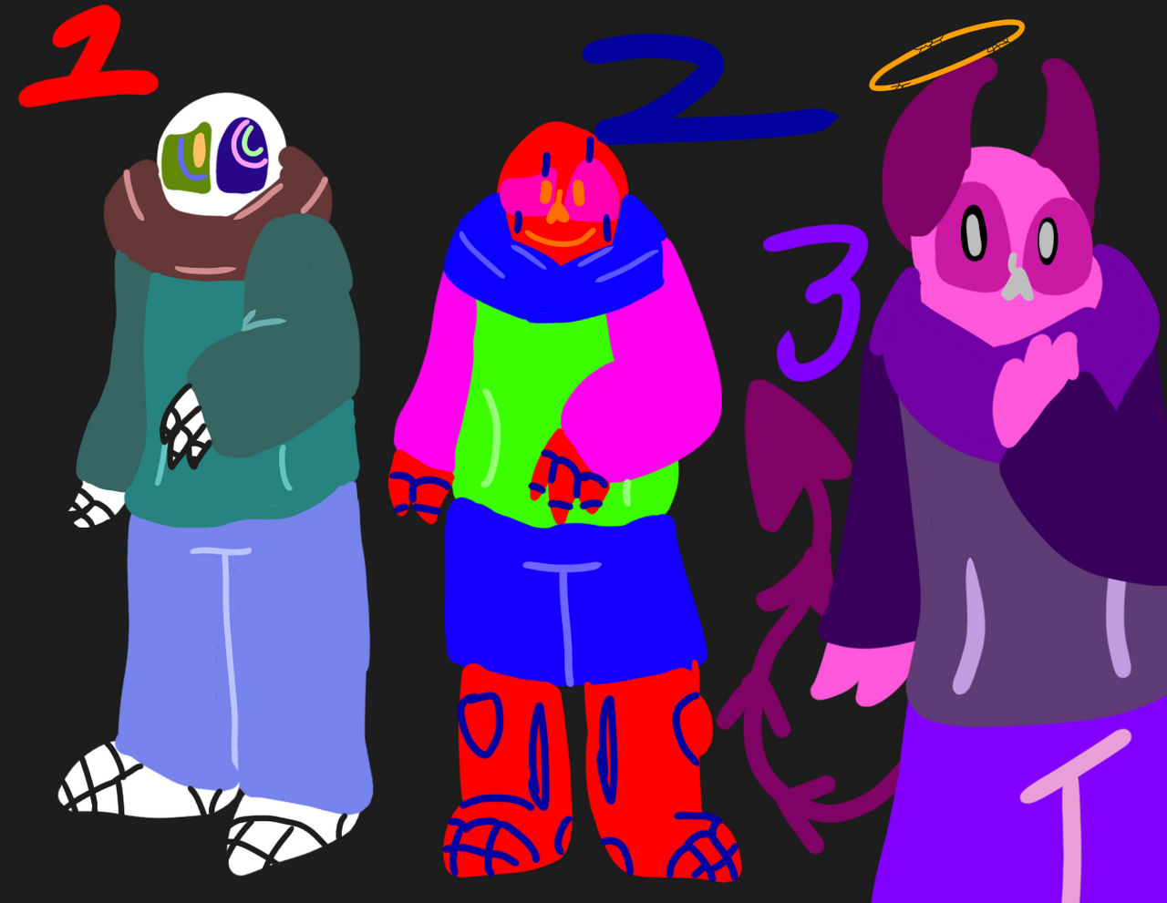 Colorful Sans pack! {CLOSED} by BaconNeverDi on DeviantArt