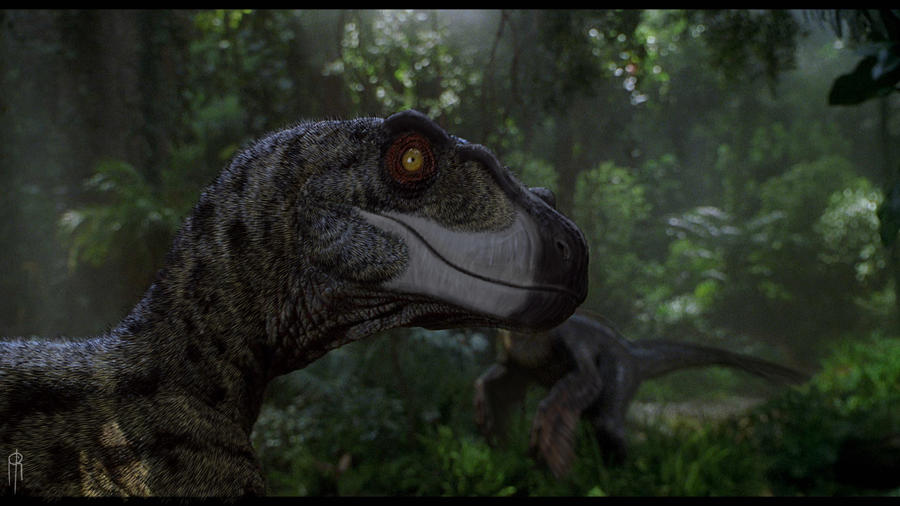Feather Raptor Feathered raptors jurassic park style by JELSIN on DeviantArt