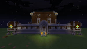 Minecraft haunted mansion wip.