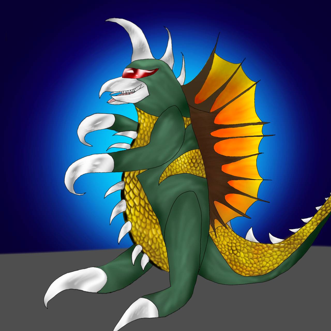 gigan by spinosausages on DeviantArt