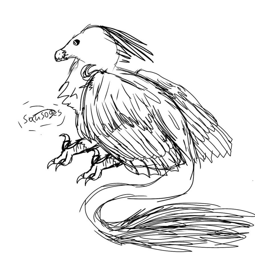 Raptor sketch by spinosausages on DeviantArt