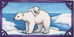 Polar Bear Bookmark by Avanii