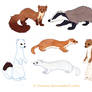 Sticker Mustelids