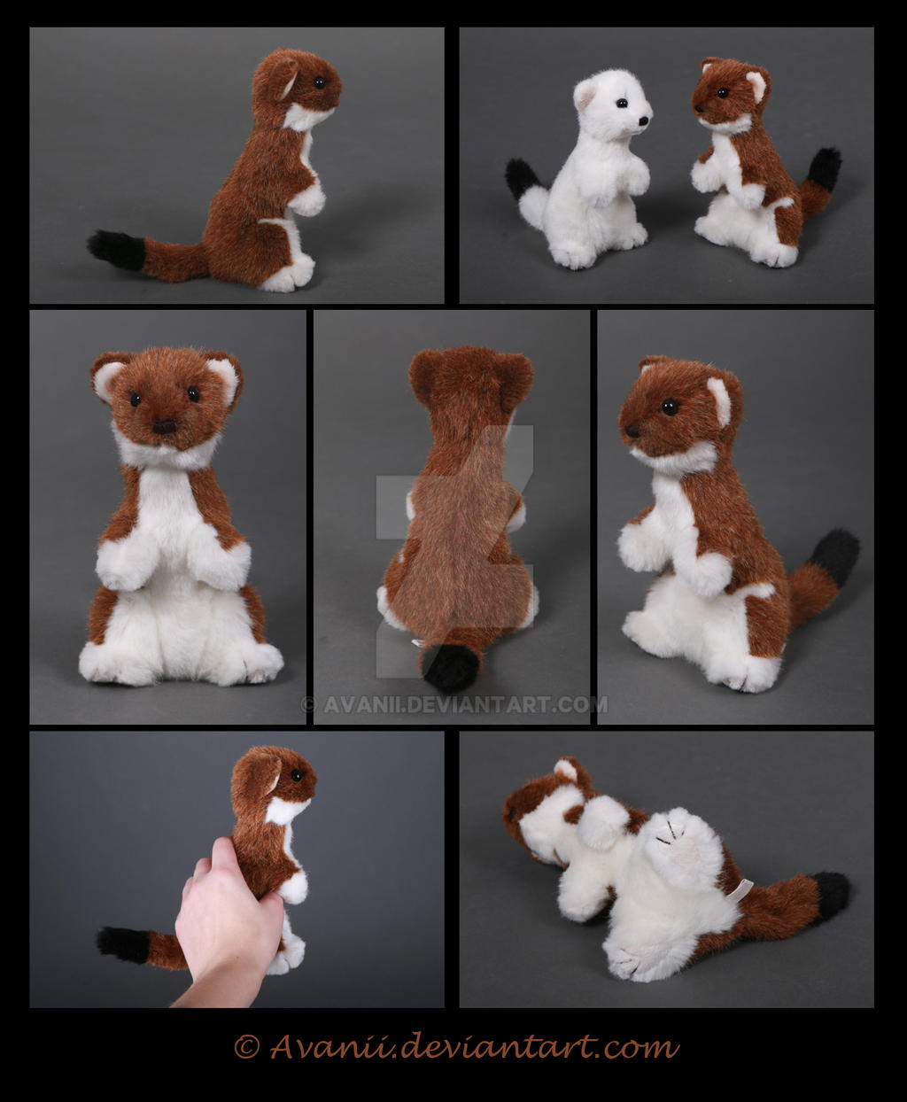 Plushie Commission: Summer Stoat