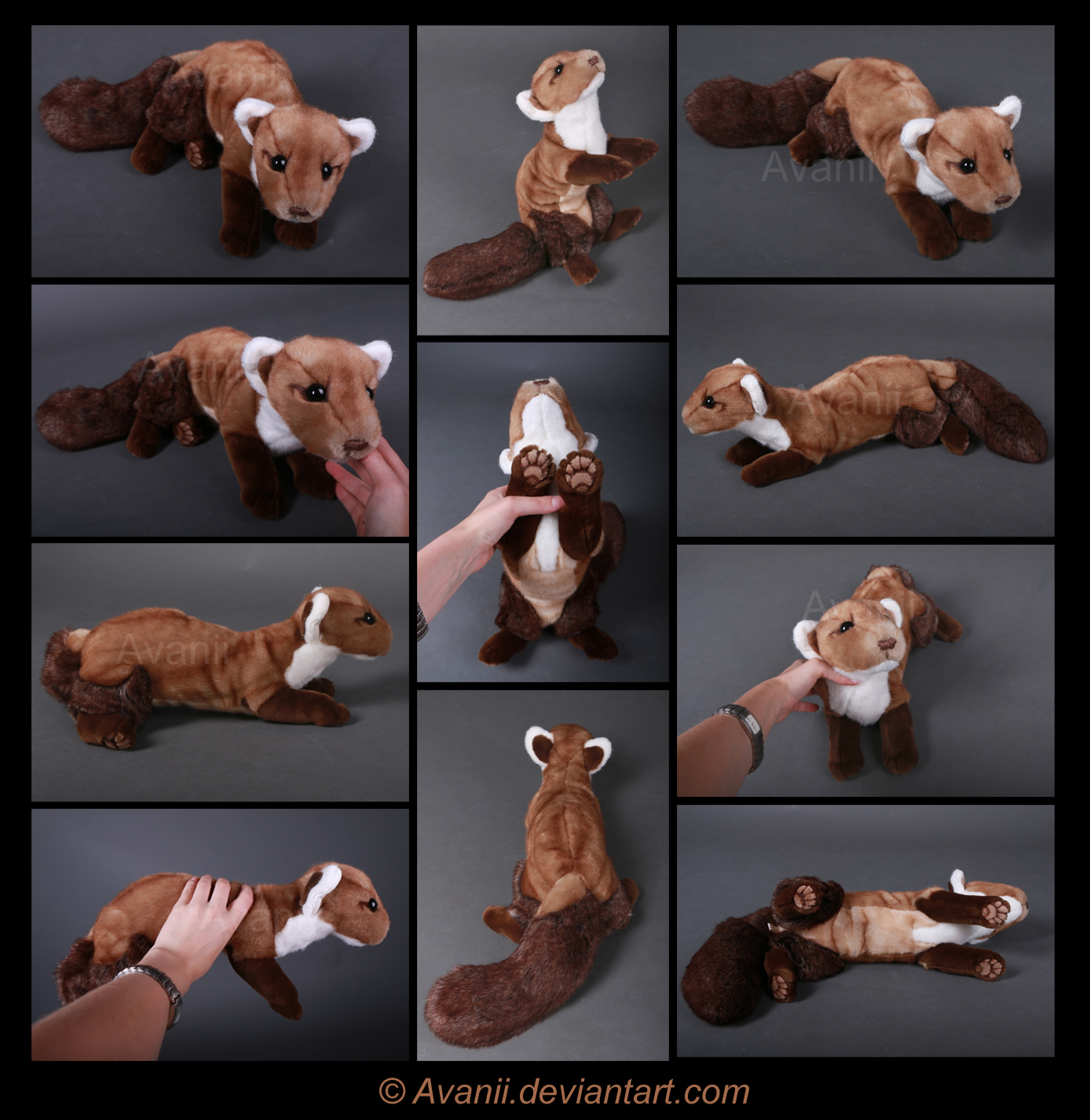 Plushie Commission: Haizley the Beech Marten