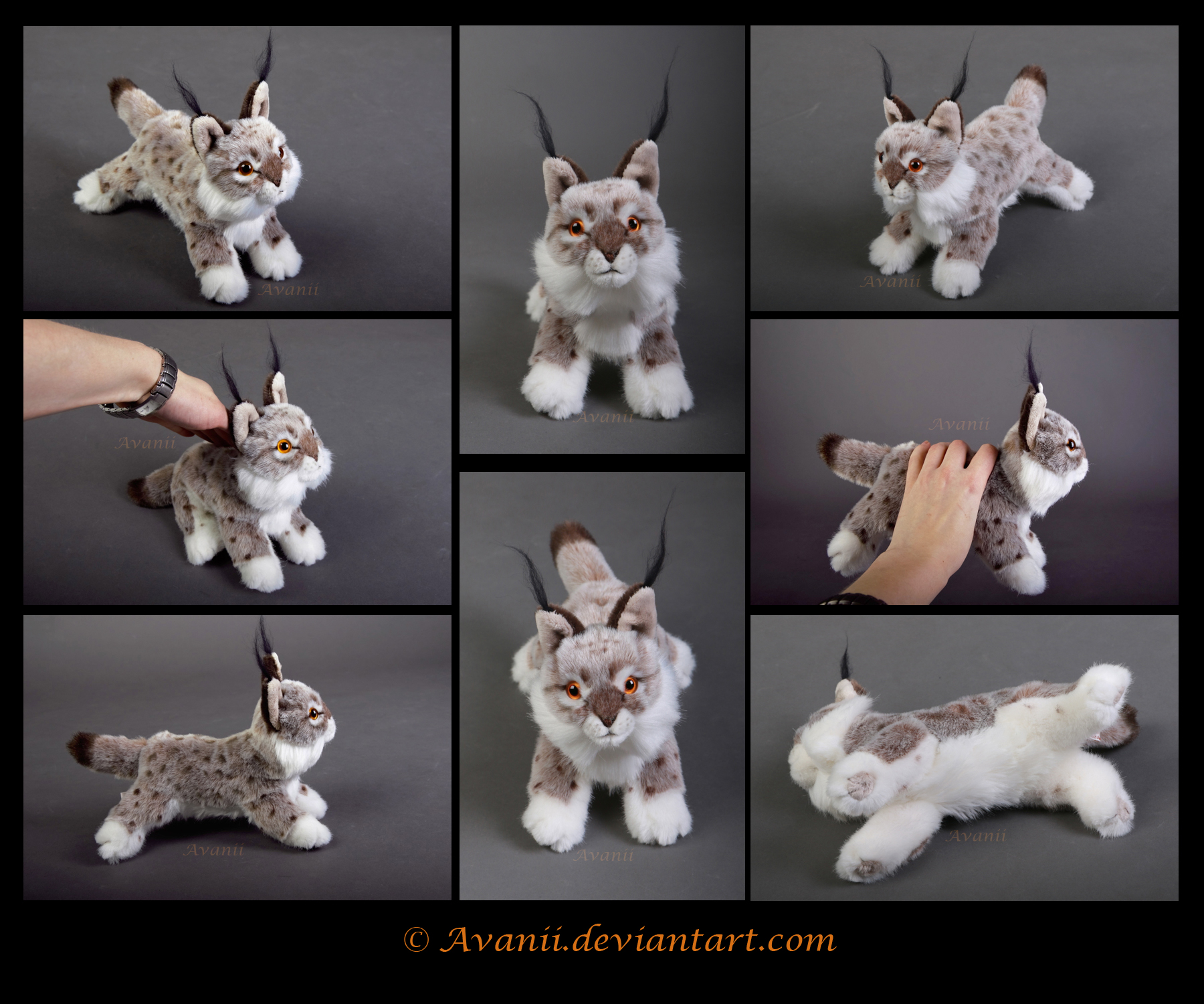 SOLD Plushie: Ambra the Lynx