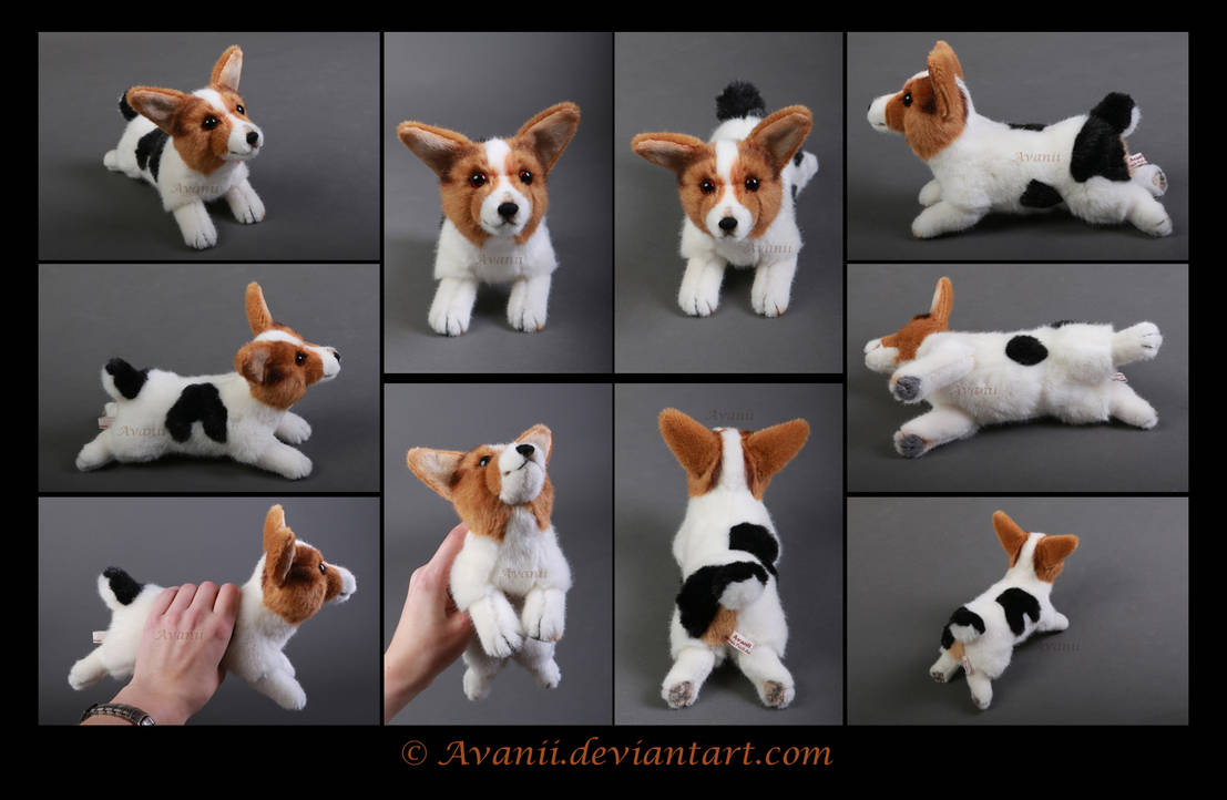 Plushie Commission: Thorin the Corgi by Avanii