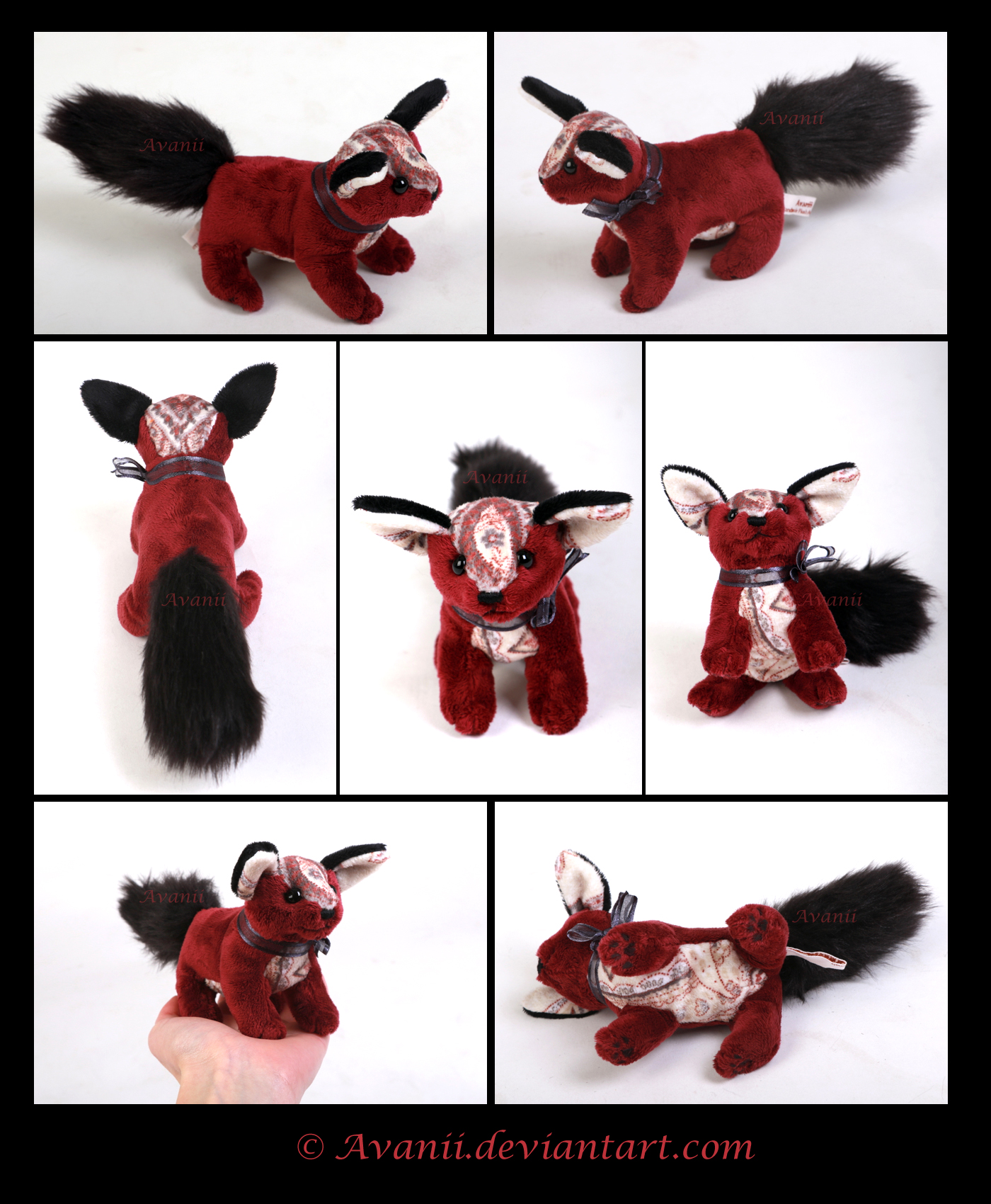 SOLD Plushie: Nooram the Fox Beanie